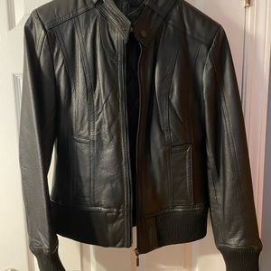 Jessica faux leather jacket. Size medium.